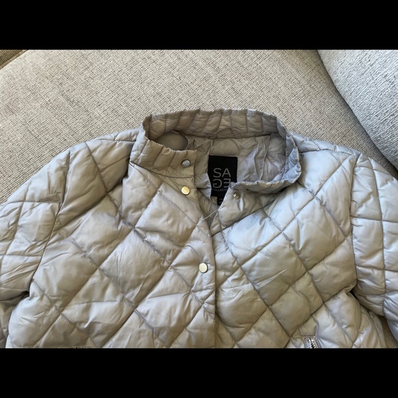 Grey Puffy SAGE Jacket! - Picture 2 of 3